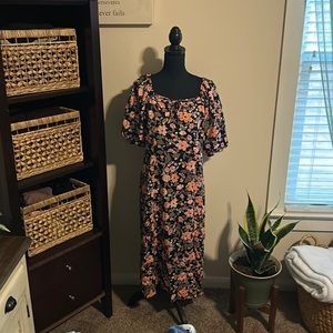 Women’s flower print dress